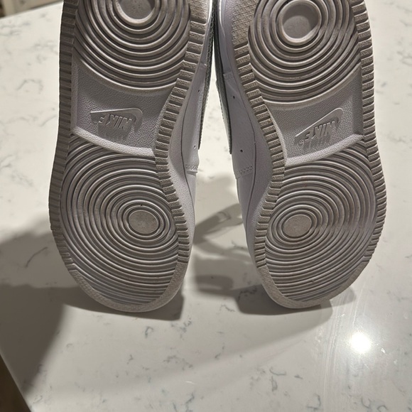 Women’s White Sneakers with Holographic Detail- Nike Court Vision Low - Picture 4 of 5